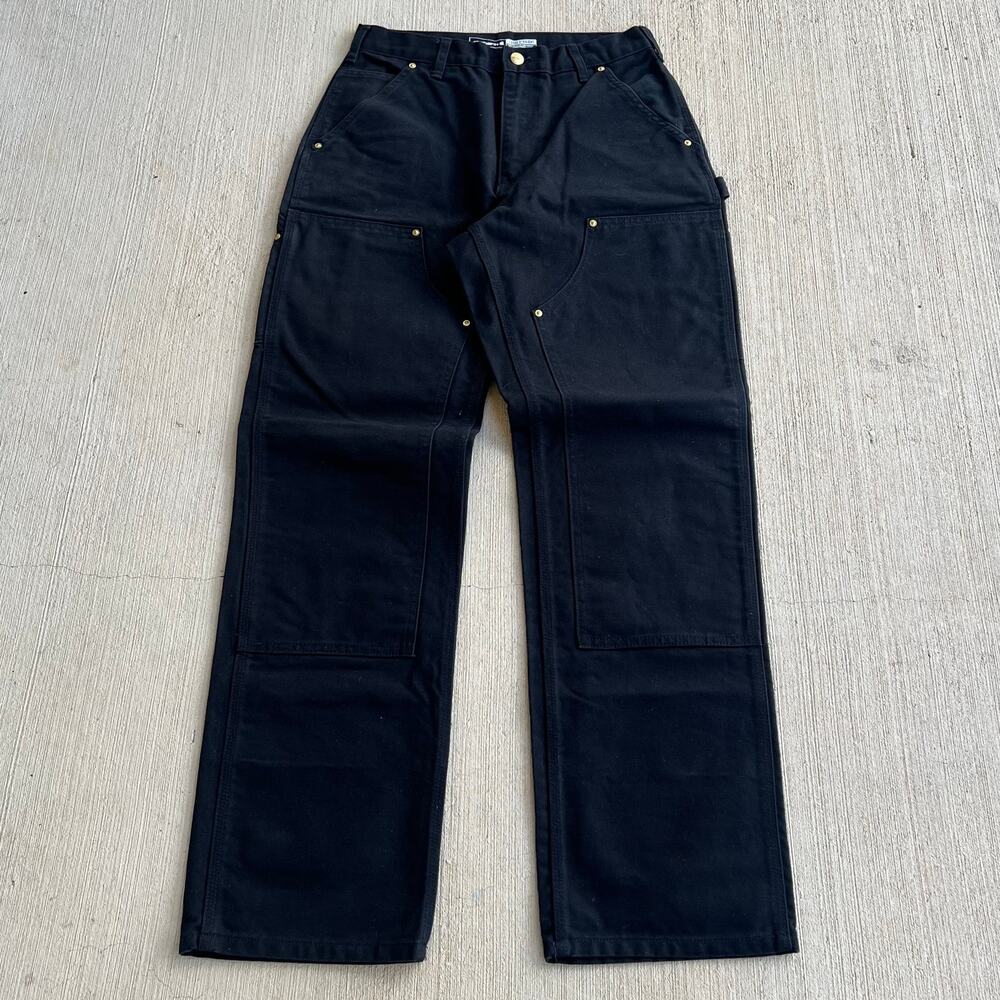 Carhartt black double knee work wear carpenter pants